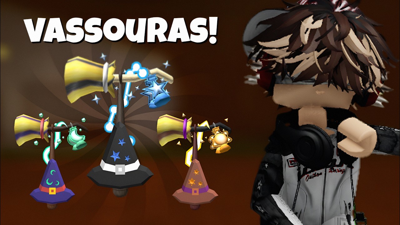 TESTEI TODAS AS VASSOURAS E TEVE PREDICT NO MARRETÃO! | Flee The Facility