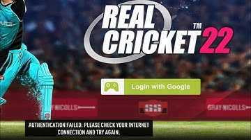 Fix Real cricket 22 login problem | authentication failed cricket 22 connection error | rc22 problem