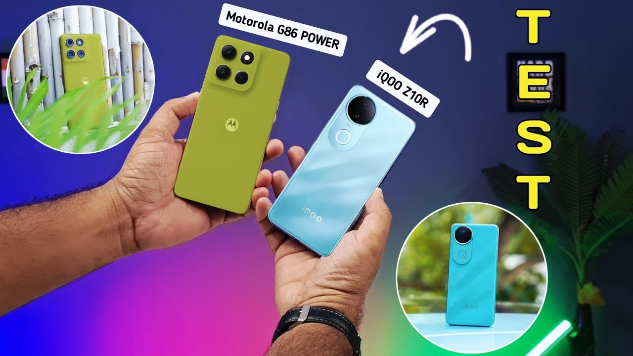 Moto G86 Power vs iQOO Z10R Camera Test | Best Mobile Under 20000 | Moto G86 Power Camera Test