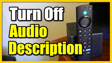 How to Turn Off Audio Description on FIRE TV Cube (Talking Narrator Voice)