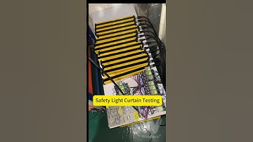 Safety Light Curtain Testing #machine #automatedsolutions