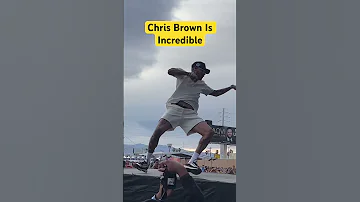 Chris Brown Front Flipping 😳