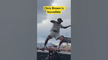 Chris Brown Front Flipping 