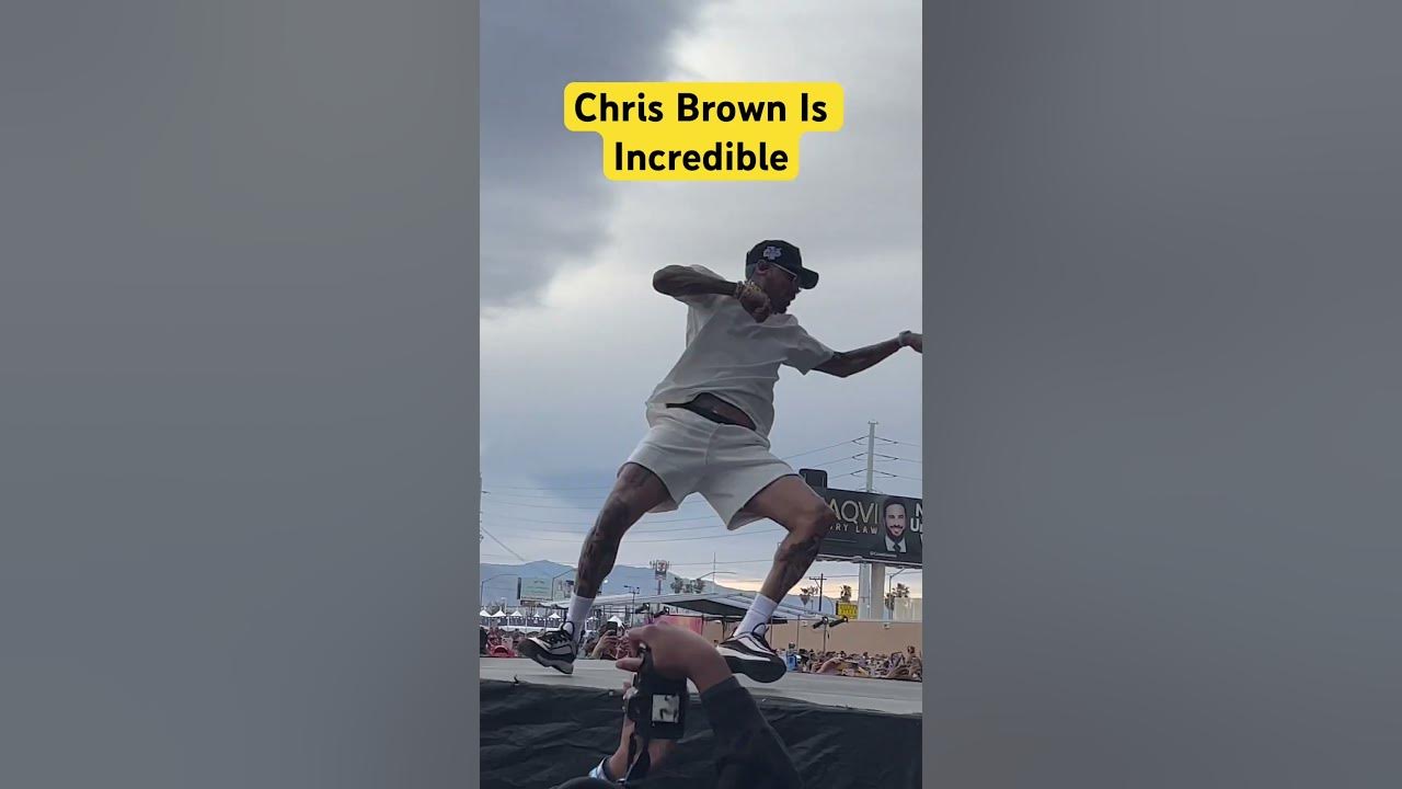 Chris Brown Front Flipping 😳