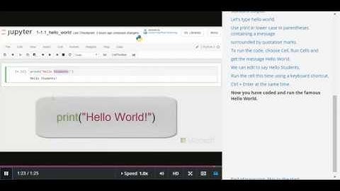 [마라][무크더빙][파이썬기초]0-3 헬로우 월드! Hello World - Introduction to Python: Fundamentals