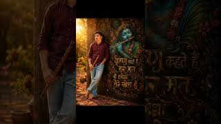 "हार मत... कृष्ण हमेशा तेरे साथ हैं ❤️🙏"... #viralshorts #likeandsubscribe #indianyoutube