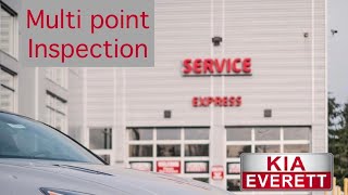 What is a dealership multi-point inspection?