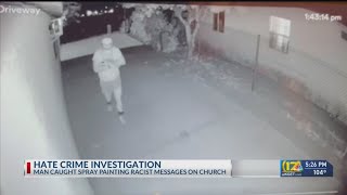Alleged hate crime suspect seen in surveillance video: Delano PD