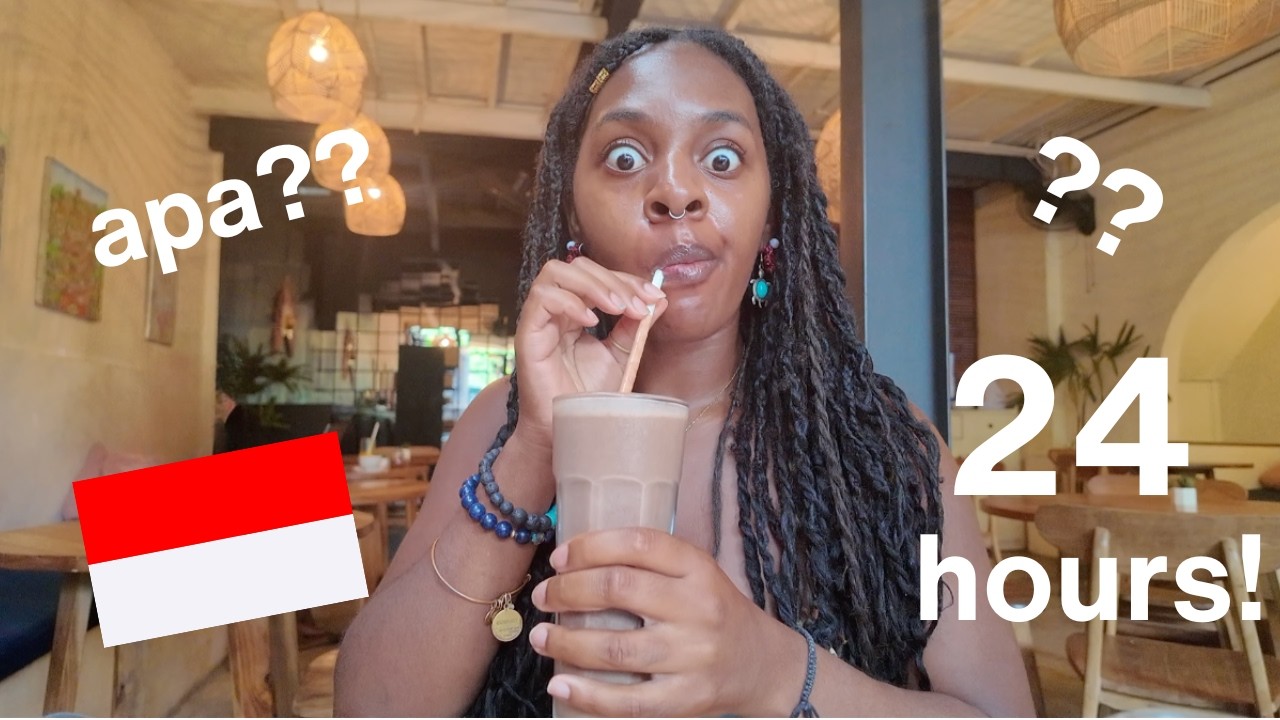 Speaking ONLY Bahasa Indonesia for 24 HOURS in BALI (english sub)