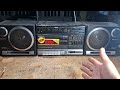 Sony cfs1110s giá sắt vụn - radio cassette