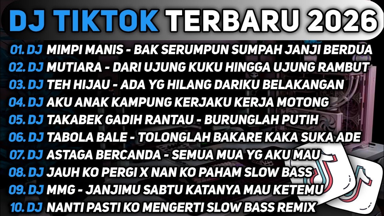 DJ TIKTOK TERBARU 2026🎵DJ MIMPI MANIS BAK SERUMPUN SUMPAH JANJI BERDUA 🎵DJ MUTIARA IPANK FULL ALBUM