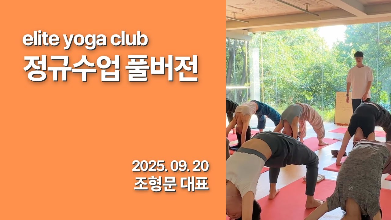 교정, 재활, 근력 강화까지 한 번에 해결하는 1시간 요가 수업ㅣ【2025 정규 수업 25】