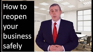 Reopen my business advice UK. Health and safety consultant UK. Health and safety risk assessment UK