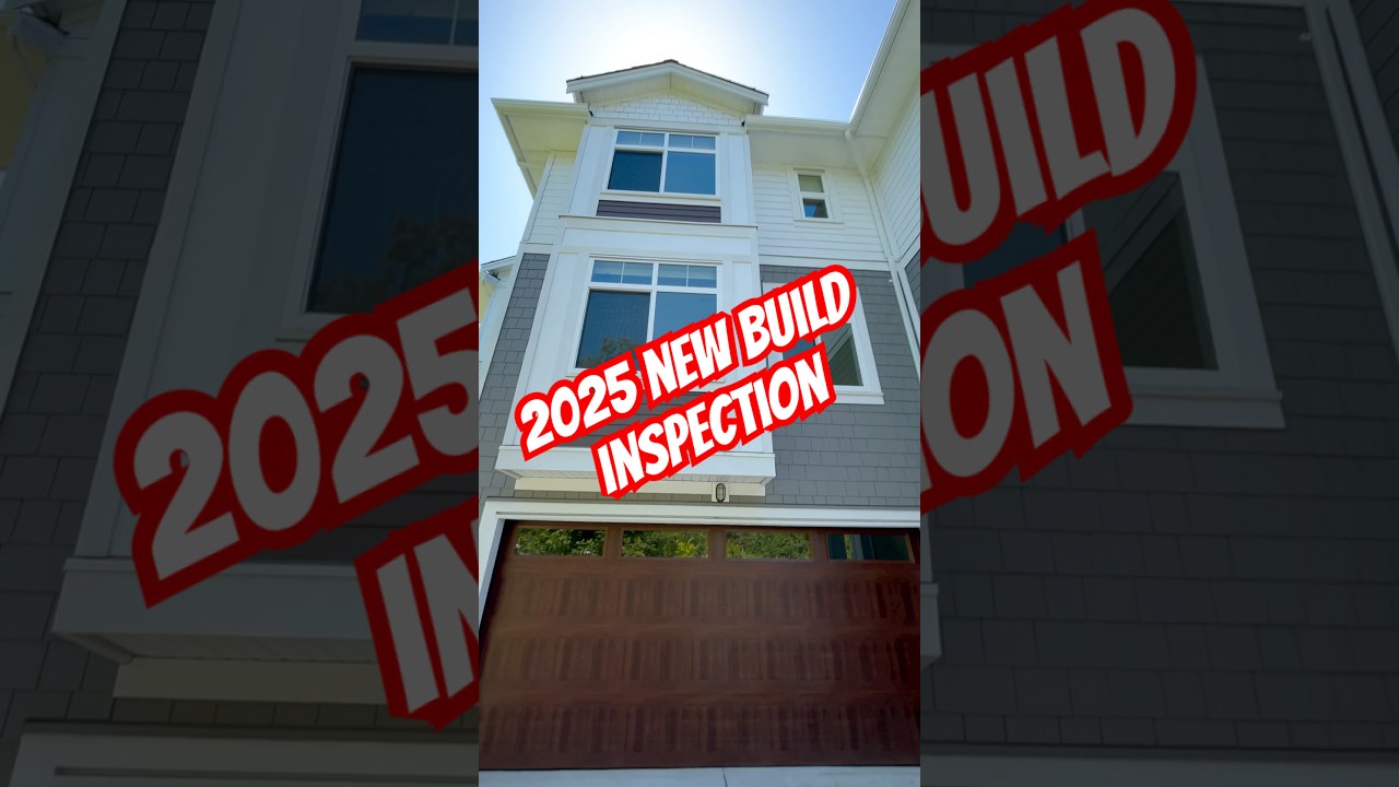 Brand new $1 million townhome inspection  #homeinspection #homeinspector #homerenovation #newbuild