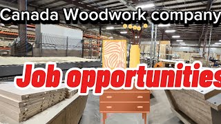 Tour of canadian cabintery company. how to become cabinet maker