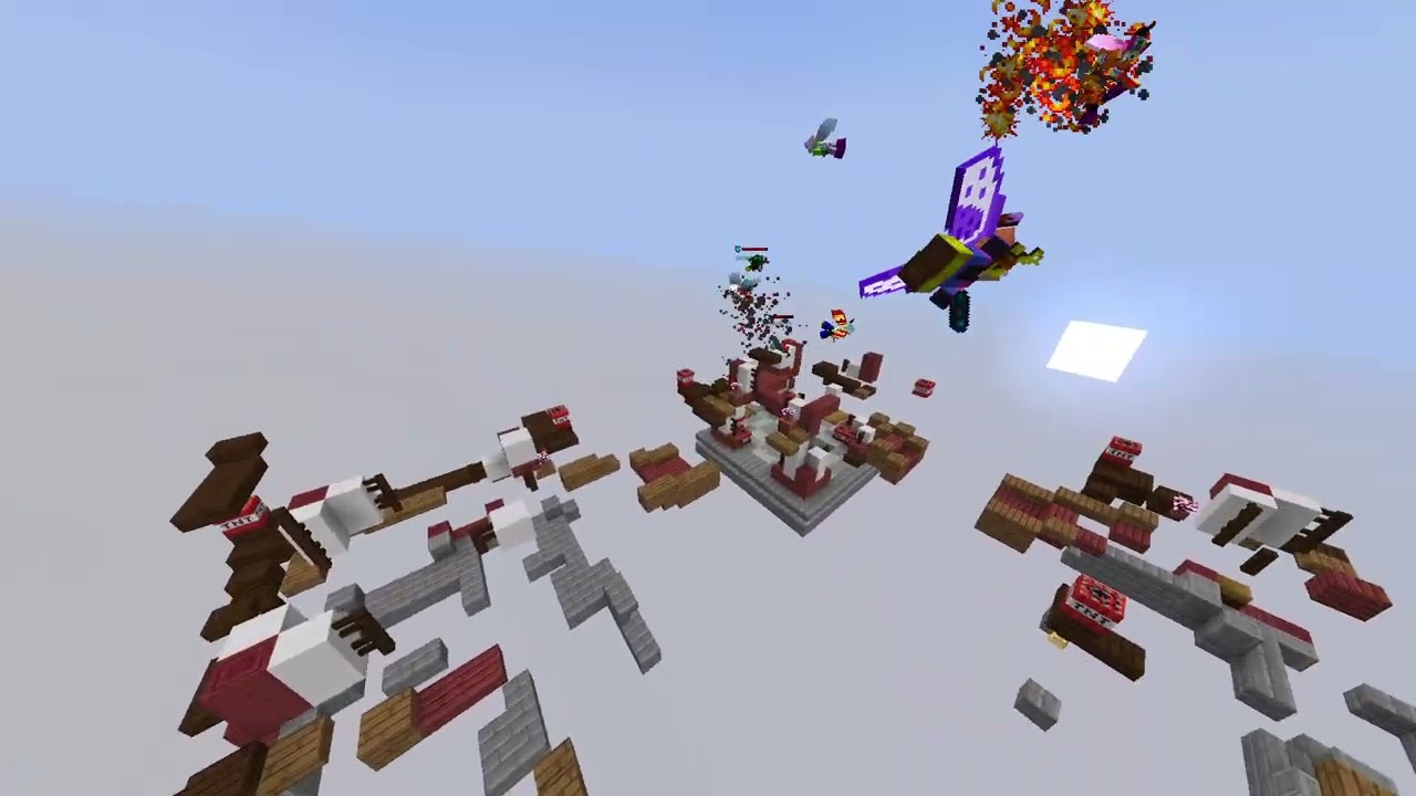 THE MOST INSANE ROCKET SPLEEF RUSH GAME OF MY LIFE