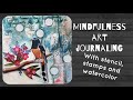 Mindfulness art journaling - perfect moment - process video