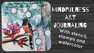 Mindfulness art journaling - perfect moment - process video