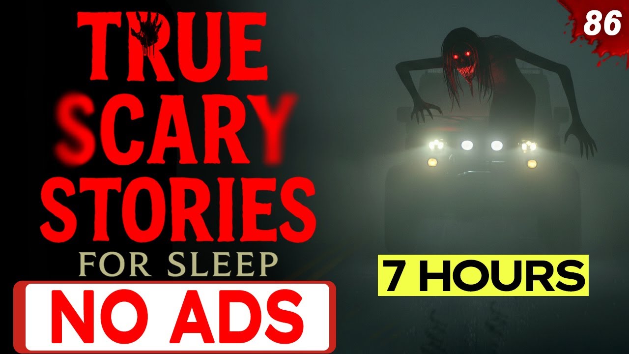 🔴 NO ADS 🔴 7 HOURS of TRUE Scary Stories for Sleep | Rain Sounds | Vol. 86 | Black Screen