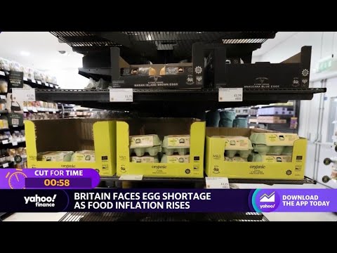 Britain faces egg shortage amid rising food inflation