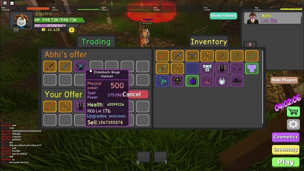 dungeon quest god pot trade 6 YouTube