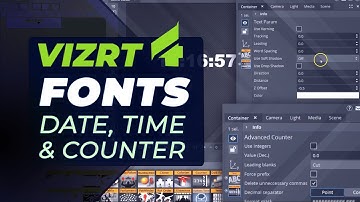 How to Create A Date, Time & Counter in Vizrt