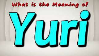 What is the Meaning of 百合 Yuri