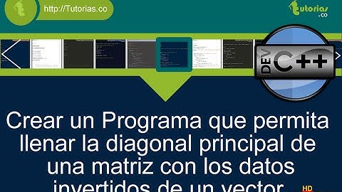 arrays – visual c++ (diagonal principal datos invertidos)