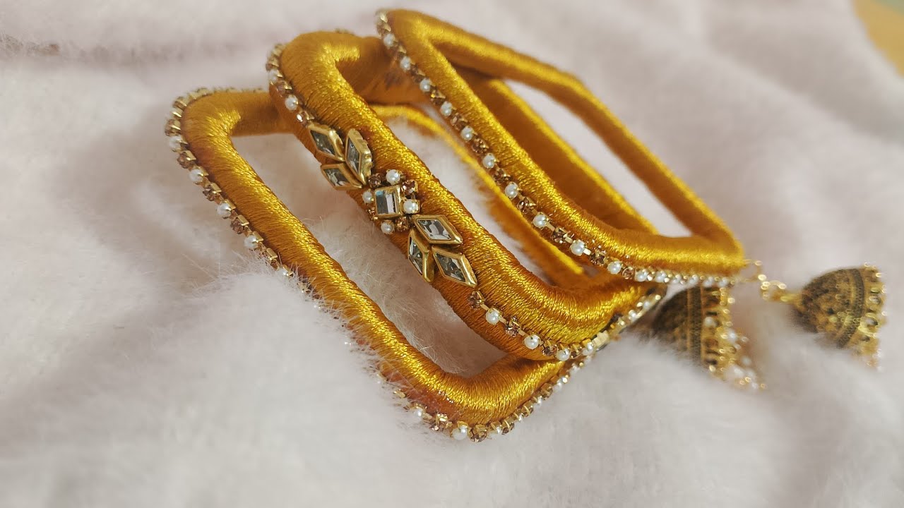 Hand made//ঝুমকা চুড়ি//