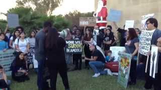 No justice, no peace. #RGV #UTPA #ThisStopsToday #iCantBreathe