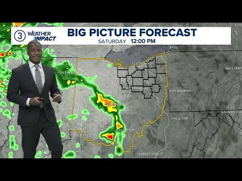 Cleveland area Saturday morning weather forecast: Weekend rain