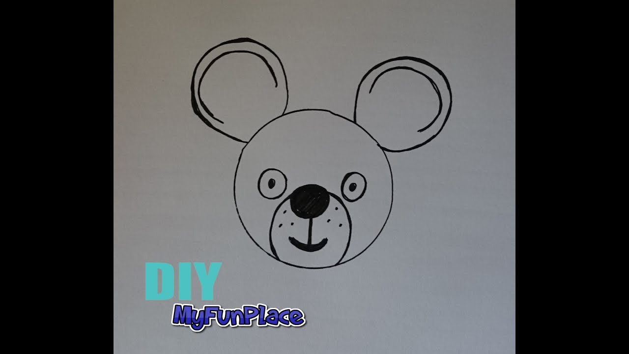How To Draw A Cute Bear - Step By Step