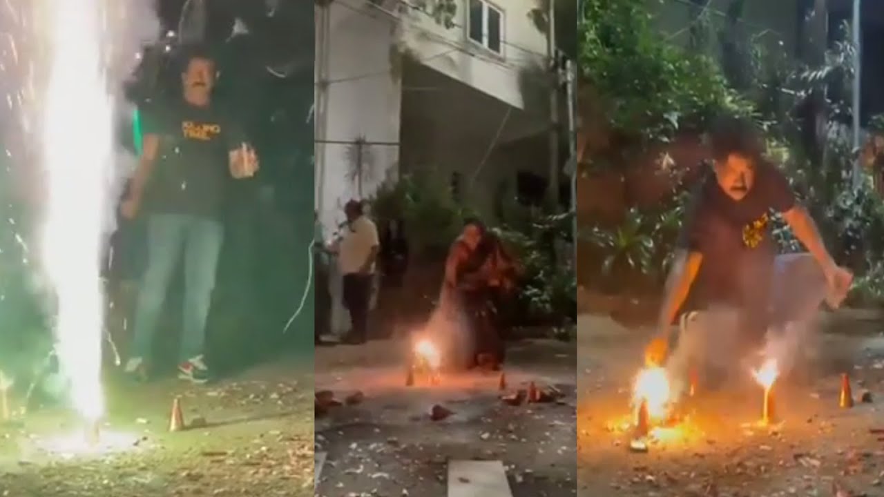 Ram Gopal Varma Celebrating Diwali With His Mother || icrazy media