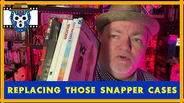 REPLACING THOSE OLD SNAPPER CASES with Dollar Tree Blu Ray and DVD Cases - Remember Back in 1998?