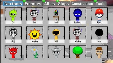 25 Incredibox Sprunki Nextbots vs Me - Sandbox In Space