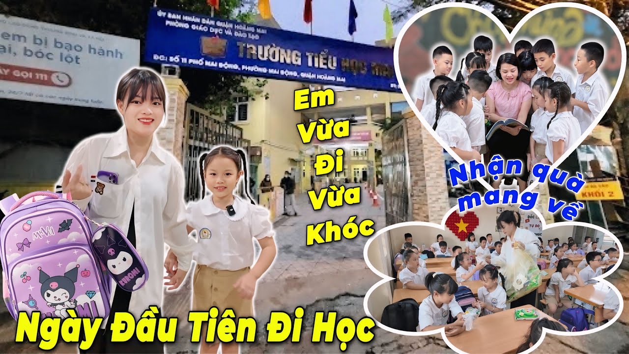 Ngày Đầu Tiên Đi Học Của Quỳnh Nhi Ở Lớp 3