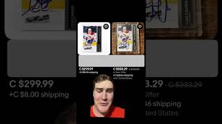 Would you ever buy an in person autograph card? #lucmitch #thehobby #hockeycards #upperdeck