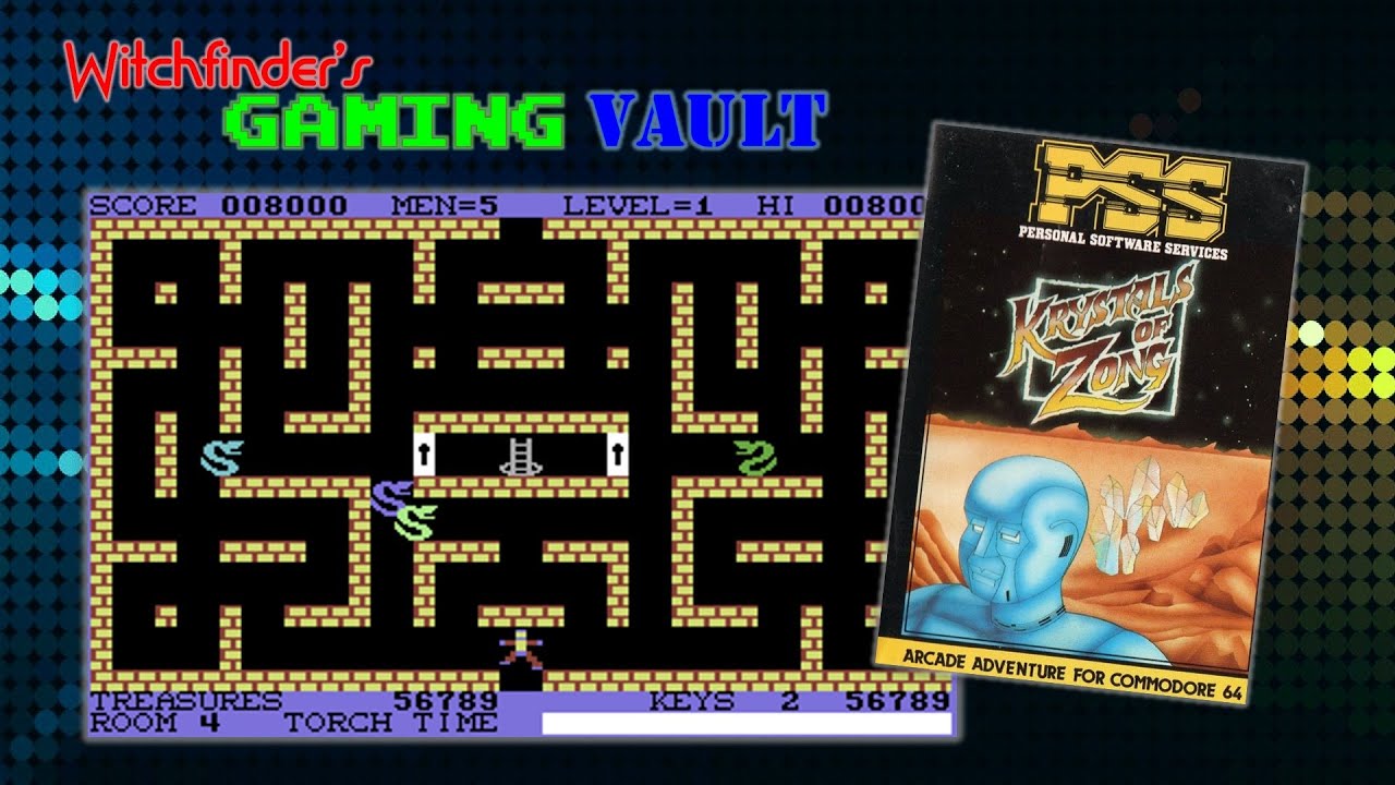 Witchfinder's Gaming Vault: Krystals of Zong (Commodore 64) - YouTube