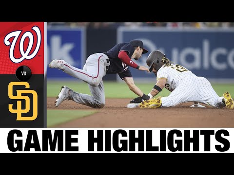 Nationals vs. Padres Game Highlights (7/8/21) | MLB Highlights