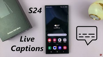 Samsung Galaxy S24/ S24 Ultra - How To Turn Live Captions ON & OFF
