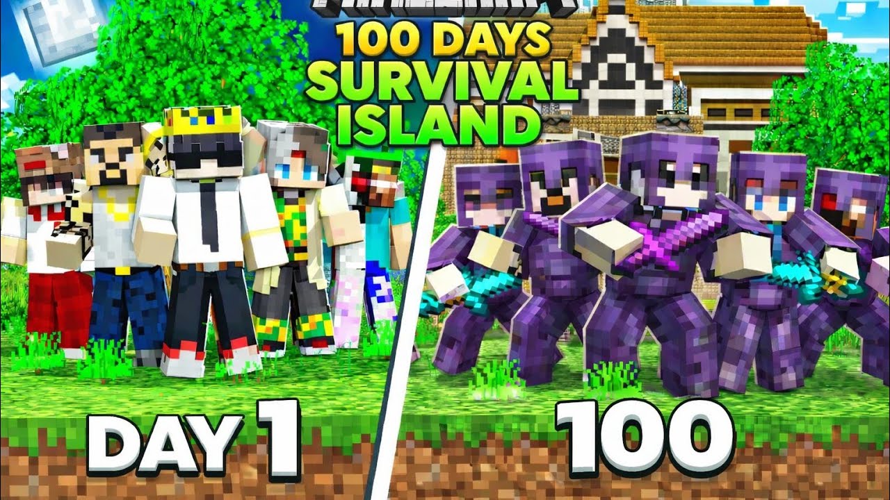 🔴 100 Days Minecraft Survival LIVE 😱 | Hardcore Challenges!