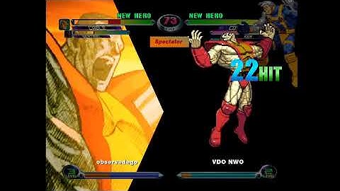 MvC2: Dereklearnslow (IM/Sent/Cab) vs VDO (Rog/Col/Ken) .:8.8.21:.