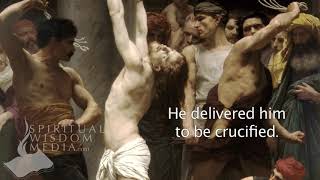 Matthew 27:26 - Then released he Barabbas unto them: and when he had scourged Jesus - Bible Verses