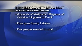Berkeley County deputies seize marijuana, cocaine, crack, and guns in Saturday morning bust