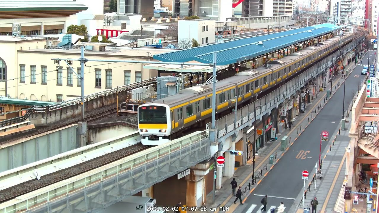 Tokyo Ryogoku 4K | Sumo Town City View | Traditional Japan | Archive 2026-02-02