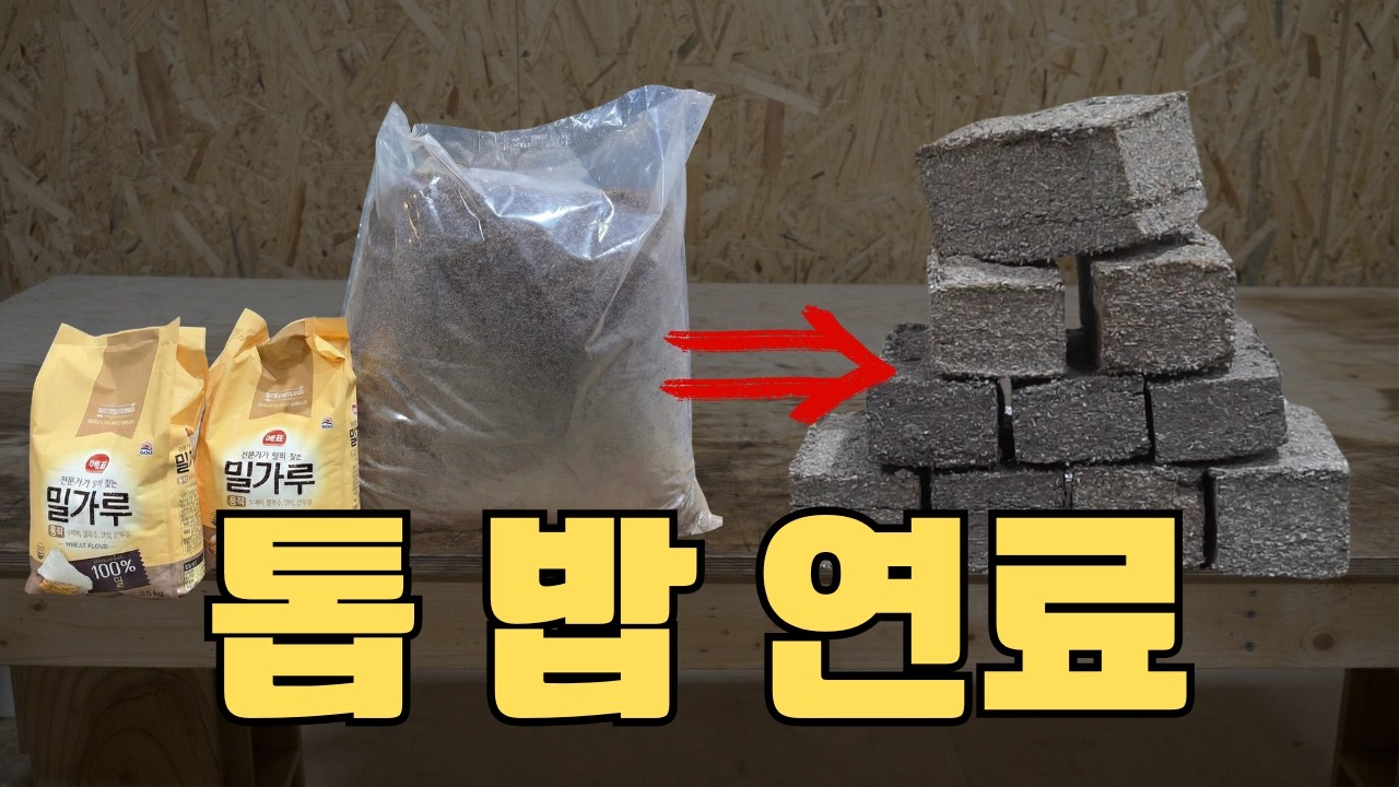 톱밥으로 겨울 보내기