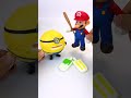 Unboxing Mario Bros and Helicopter Minions toy ASMR Video #minions #mario