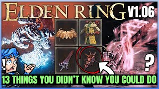 13 New Secrets You Didn't Know About in Elden Ring - New Attack & Broken Glitch Found - Tips & More!