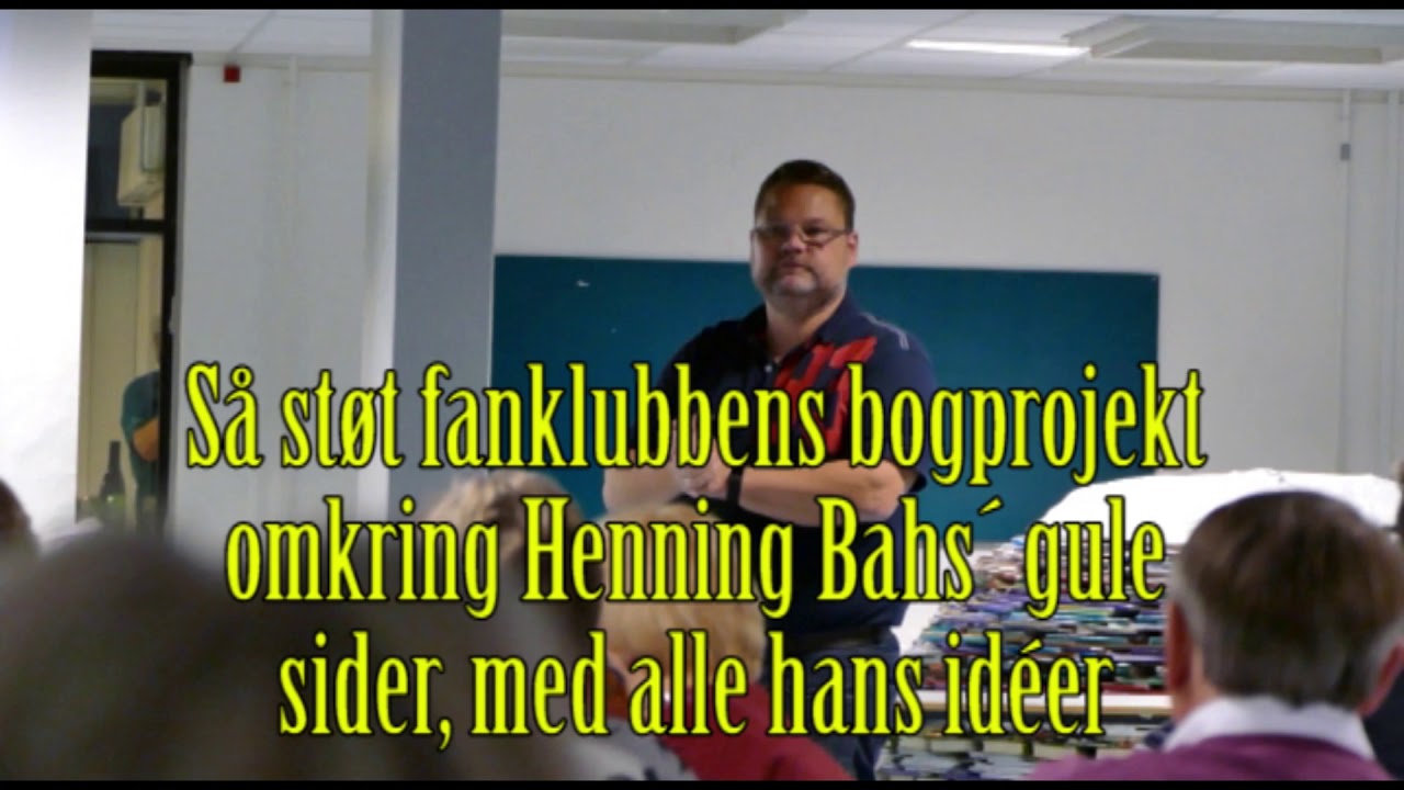 Olsen Banden bog om Henning Bahs´ gule sider - Mikaels foredrag