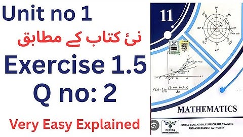 Class 11 math chapter 1 | 1st year math new book Exercise 1.5 - exercise 1.5 class 11
